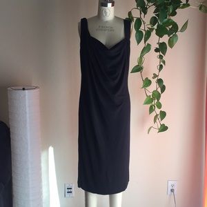 Vivienne Westwood Black Draped Cocktail Dress